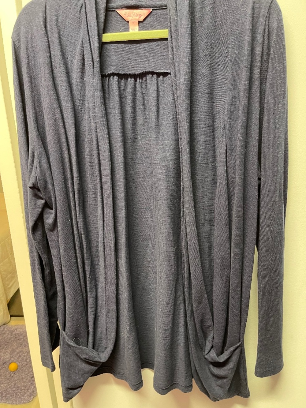 EUC XL Lilly Pulitzer Navy Blue Cardigan sweater
